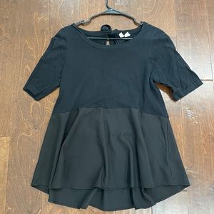 Black top from Anthropologie